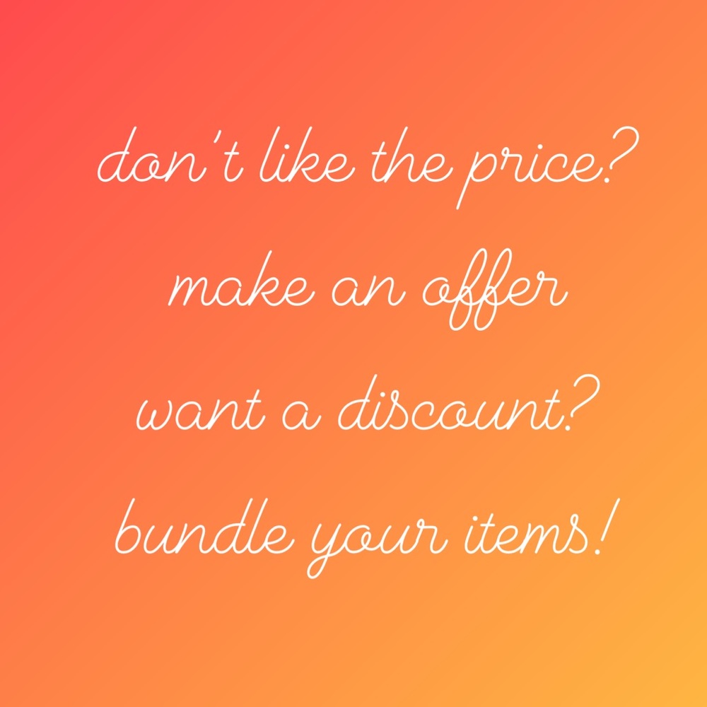 Open to (reasonable) offers